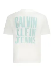"Calvin Klein T-Shirts im Sale | Kurzarm TShirt Rundhals Logo 95 Prozent Recyclingbaumwolle Calvin Klein online kaufen"|Planet-Deluxe