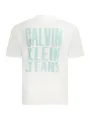"Calvin Klein T-Shirts im Sale | Kurzarm TShirt Rundhals Logo 95 Prozent Recyclingbaumwolle Calvin Klein online kaufen"|Planet-Deluxe