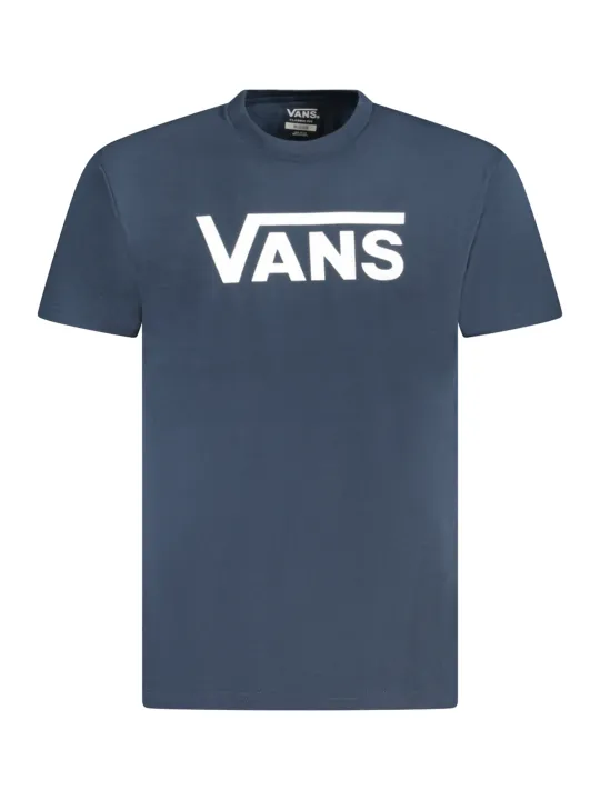 "Vans T-Shirts im Sale | Vans Kurzarmshirt Klassische Passform Logo Druck Blau online kaufen"|Planet-Deluxe