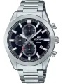 Graue Casio Edelstahl Chronograph Herrenuhr
