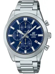 Graue Casio Edifice Herrenuhr aus Stahl