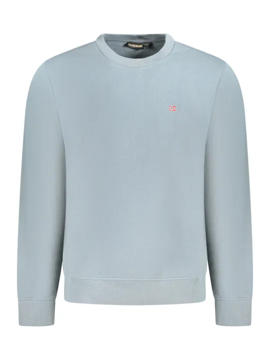 "Napapijri Sweatshirts im Sale | Langarm-Sweatshirt Rundhals Gebürstet Normale Stickerei Logo online kaufen"|Planet-Deluxe