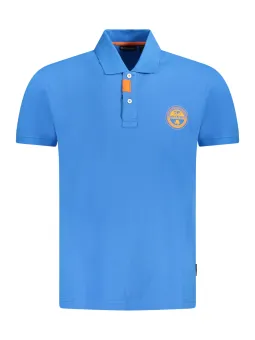 "Napapijri Kurzarm Poloshirt mit Kontrastdetails, 2 Knöpfe"