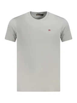 Napapijri Kurzarmshirt – Normale Passform, Logo-Stickerei