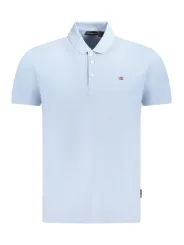"Napapijri Poloshirts im Sale | Kurzarm Poloshirt mit Sticklogo und 3 Knöpfen online kaufen"|Planet-Deluxe