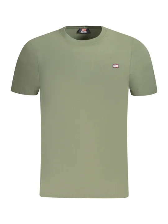 "NORWAY 1963 T-Shirts im Sale | Norwegen Logo TShirt 1963 Kurzarm Rundhals Armee  online kaufen"|Planet-Deluxe