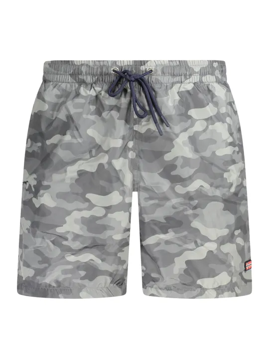 "NORWAY 1963 Badehosen im Sale | NORWAY 1963 Badeboxer mit Slip und Taschen Schwarz online kaufen"|Planet-Deluxe