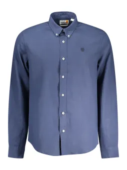 "Timberland Slim Fit Langarmhemd mit Logo-Stickerei"