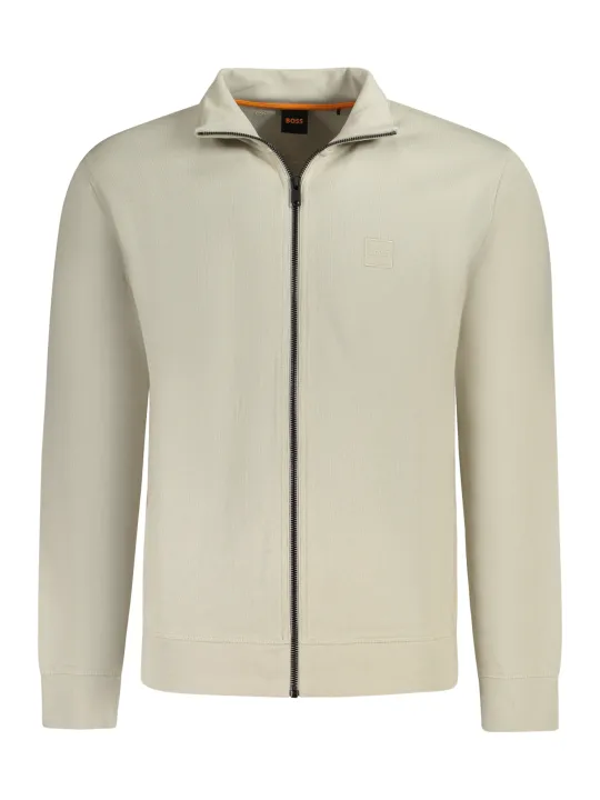 "Boss Startseite im Sale | BOSS Herren-Sweatshirt mit Reißverschluss, Beige online kaufen"|Planet-Deluxe