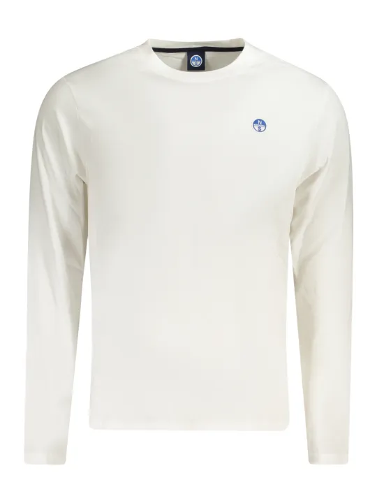 "North Sails Startseite im Sale | NORTH SAILS LANGARM-T-SHIRT HERREN WEISS online kaufen"|Planet-Deluxe