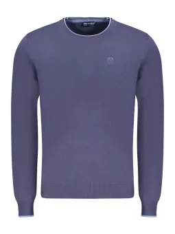 Kontrastpullover mit Stickerei & Logo von North Sails