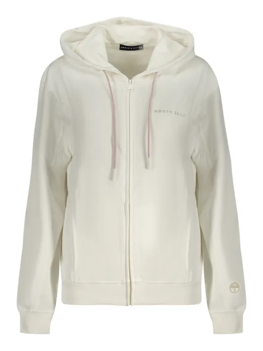 "North Sails Startseite im Sale | NORTH SAILS DAMEN-SWEATSHIRT MIT ZIP WEISS online kaufen"|Planet-Deluxe