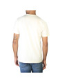 Weißes Diesel T-Shirt Baumwoll-Crewhals