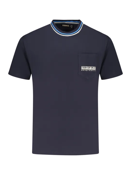 "Napapijri T-Shirts im Sale | Bio Baumwolle TShirt mit Logo und Stickerei von Napapijri online kaufen"|Planet-Deluxe