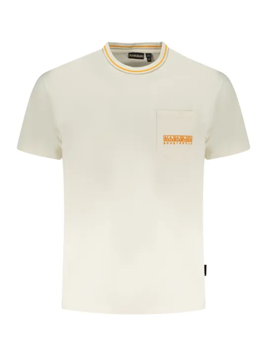 "Napapijri T-Shirts im Sale | Bio Baumwolle TShirt mit Tasche und Kontrastdetails online kaufen"|Planet-Deluxe