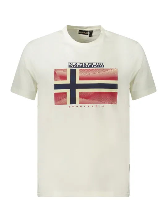 "Napapijri T-Shirts im Sale | EcoCotton Tee Kurzarm Rundhals Napapijri Logo online kaufen"|Planet-Deluxe