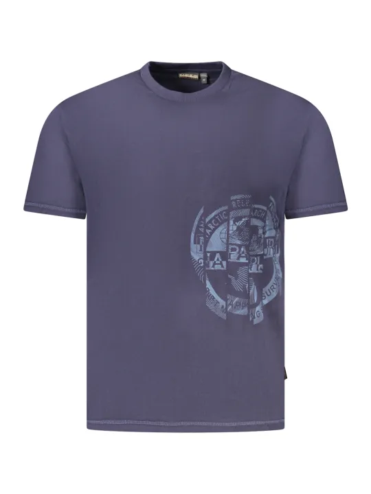 "Napapijri T-Shirts im Sale | Locker geschnittenes Bio TShirt mit Logo von Napapijri online kaufen"|Planet-Deluxe
