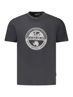 "Napapijri Bio Logo T-Shirt: Kurzarm, Rundhals, Nachhaltig"