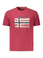 "Napapijri T-Shirts im Sale | Napapijri Bio Baumwolle TShirt Locker Rundhals Logo Druck online kaufen"|Planet-Deluxe