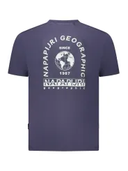 "Napapijri T-Shirts im Sale | Napapijri Bio-Baumwolle T-Shirt Kurzarm Rundhals Logo Druck online kaufen"|Planet-Deluxe