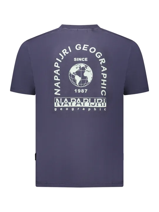 "Napapijri T-Shirts im Sale | Napapijri Bio-Baumwolle T-Shirt Kurzarm Rundhals Logo Druck online kaufen"|Planet-Deluxe