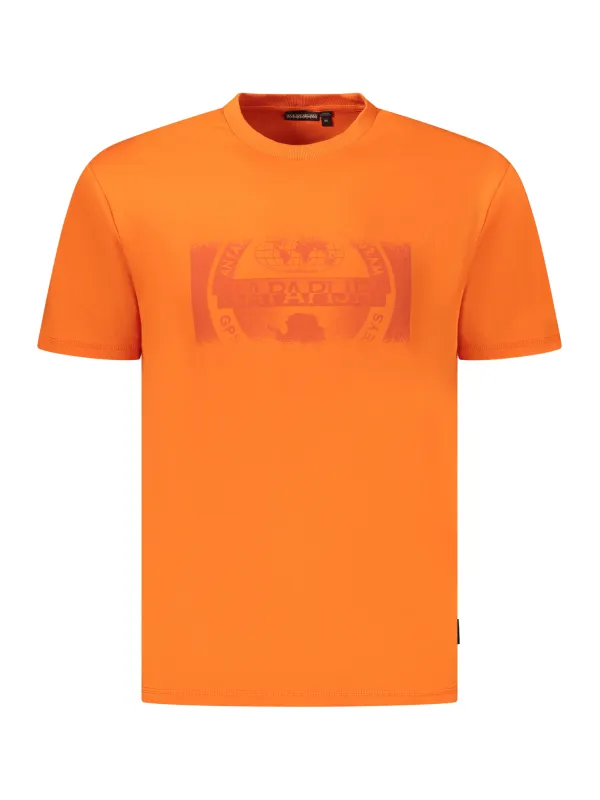 "Napapijri T-Shirts im Sale | Bio-Baumwolle Kurzarmshirt mit Logo-Print von Napapijri online kaufen"|Planet-Deluxe
