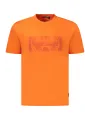 "Napapijri T-Shirts im Sale | Bio-Baumwolle Kurzarmshirt mit Logo-Print von Napapijri online kaufen"|Planet-Deluxe