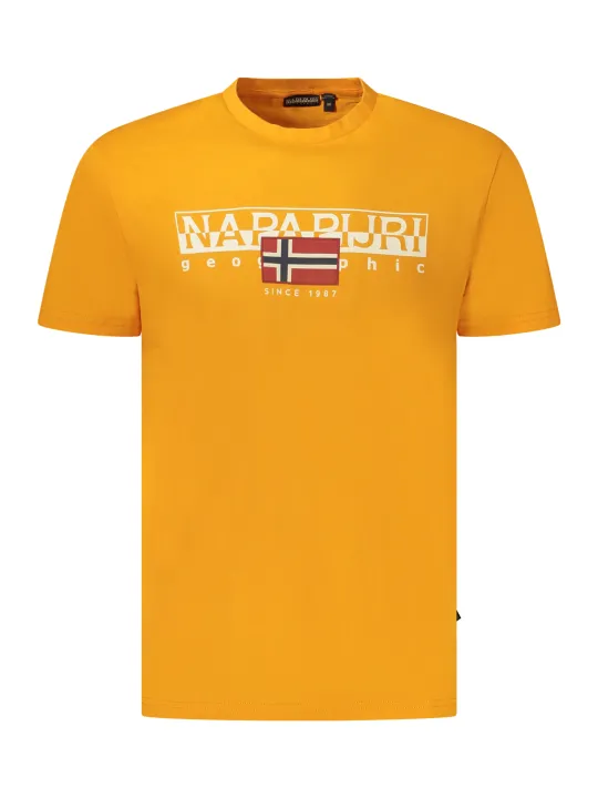"Napapijri T-Shirts im Sale | Bio Baumwolle TShirt Rundhals Napapijri Logo Druck online kaufen"|Planet-Deluxe