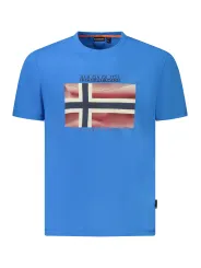 "Napapijri T-Shirts im Sale | Bio Baumwolle TShirt Kurzarm Locker Rundhals Logo Napapijri online kaufen"|Planet-Deluxe