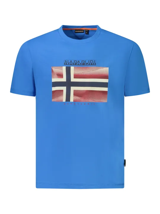 "Napapijri T-Shirts im Sale | Bio Baumwolle TShirt Kurzarm Locker Rundhals Logo Napapijri online kaufen"|Planet-Deluxe