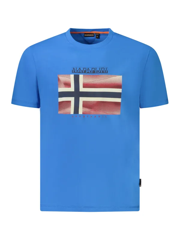 "Napapijri T-Shirts im Sale | Bio Baumwolle TShirt Kurzarm Locker Rundhals Logo Napapijri online kaufen"|Planet-Deluxe