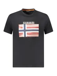 "Napapijri T-Shirts im Sale | Bio Baumwolle TShirt Kurzarm Locker Rundhals Logo Napapijri online kaufen"|Planet-Deluxe