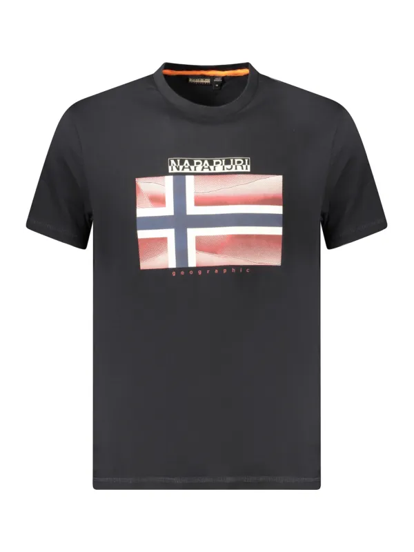 "Napapijri T-Shirts im Sale | Bio Baumwolle TShirt Kurzarm Locker Rundhals Logo Napapijri online kaufen"|Planet-Deluxe
