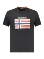 "Napapijri T-Shirts im Sale | Bio Baumwolle TShirt Kurzarm Locker Rundhals Logo Napapijri online kaufen"|Planet-Deluxe
