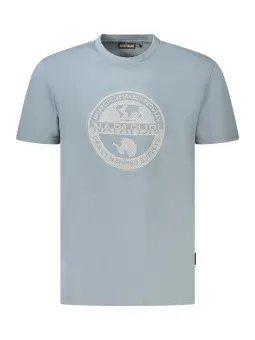 "Bio Baumwolle T-Shirt mit Napapijri Logo - Kurzarm"