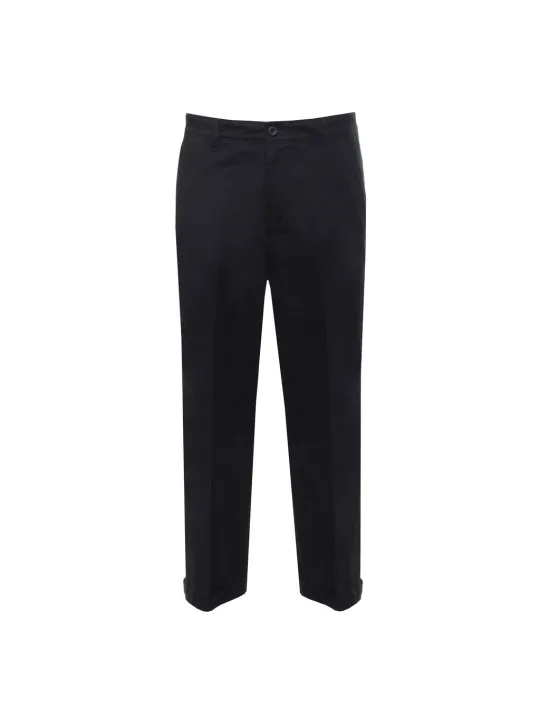Schwarze Dockers Herren Stoffhose