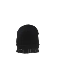 Schwarze Strickmütze mit CULT-Logo