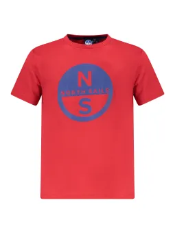 "North Sails Jungen T-Shirt: Kurzarm, Logo, Komfort"