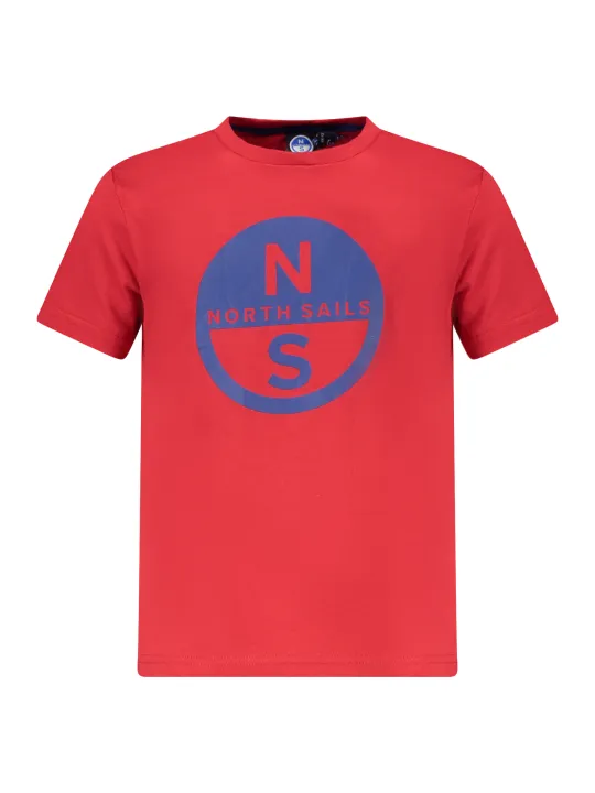 "North Sails Startseite im Sale | NORTH SAILS KURZARM T-SHIRT KINDER ROT online kaufen"|Planet-Deluxe