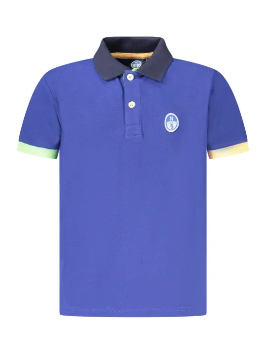 "North Sails Poloshirts im Sale | North Sails Kurzarm-Poloshirt mit Applikation und 2 Knöpfen für Jungen online kaufen"|Planet-Deluxe