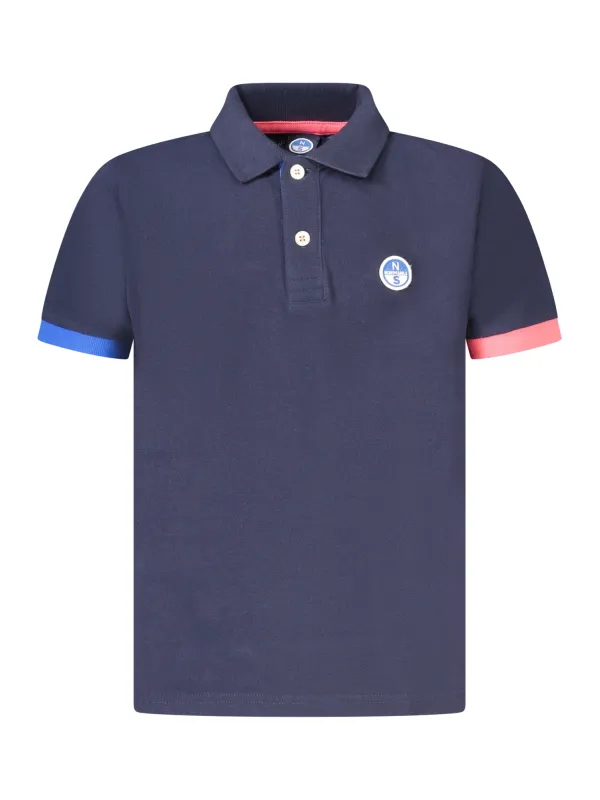 "North Sails Poloshirts im Sale | North Sails Kurzarm-Poloshirt mit kontrastierenden Details und Logo für Jungen online kaufen"|Planet-Deluxe