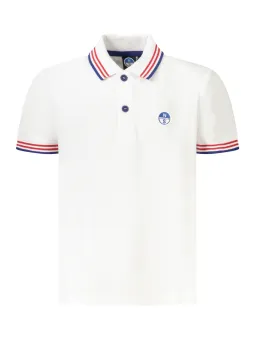 "North Sails Jungen-Poloshirt: Logo & Kontraste, Kurzarm"