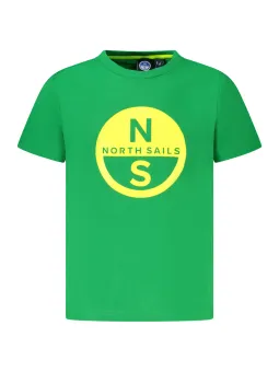 "North Sails Jungen T-Shirt – Kurzarm, Rundhals, Logo"