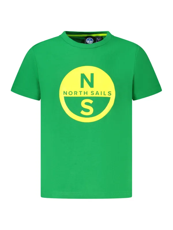 "North Sails T-Shirts im Sale | North Sails Kurzarm-T-Shirt mit Rundhalsausschnitt und Logo für Jungen online kaufen"|Planet-Deluxe