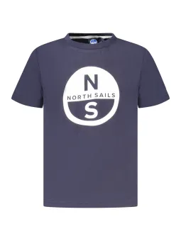 North Sails Jungen T-Shirt: Kurzarm & Logo-Druck
