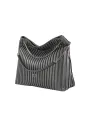 Schwarze, gefältete Cult Handtasche