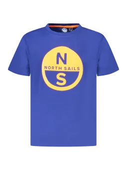 "North Sails Jungen T-Shirt - Kurzarm, Logo, bequem"