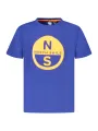 "North Sails T-Shirts im Sale | North Sails Kurzarm-T-Shirt mit Logo für Jungen online kaufen"|Planet-Deluxe