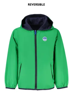 "Wendejacke Jungen Grün/Blau – North Sails mit Kapuze"