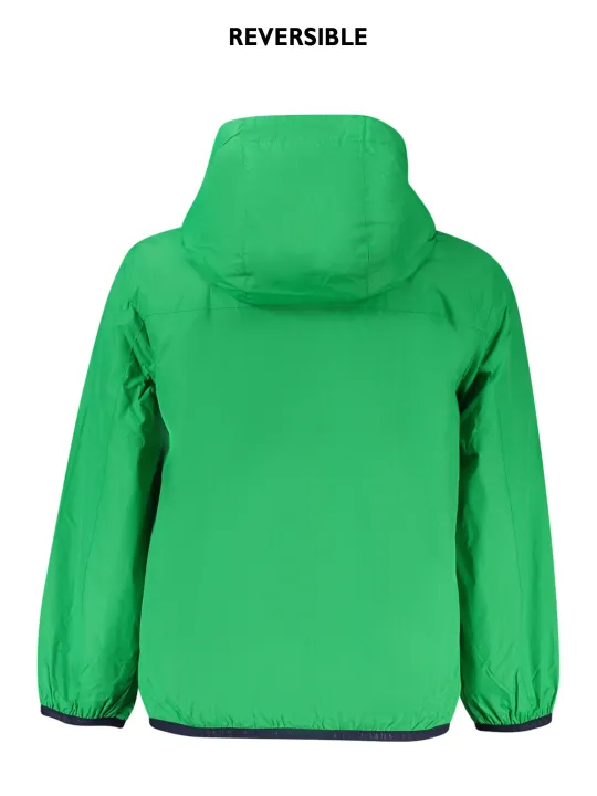 "North Sails Jacken im Sale | "North Sails Wendejacke mit Kapuze und Taschen in Grün/Blau für Jungen" online kaufen"|Planet-Deluxe